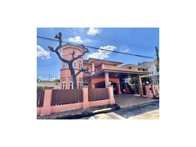 หลังนี้ลงเสาเข็มหลังบ้าน ขายบ้านเดี่ยว ภัสสร 2 รังสิต-คลอง 3