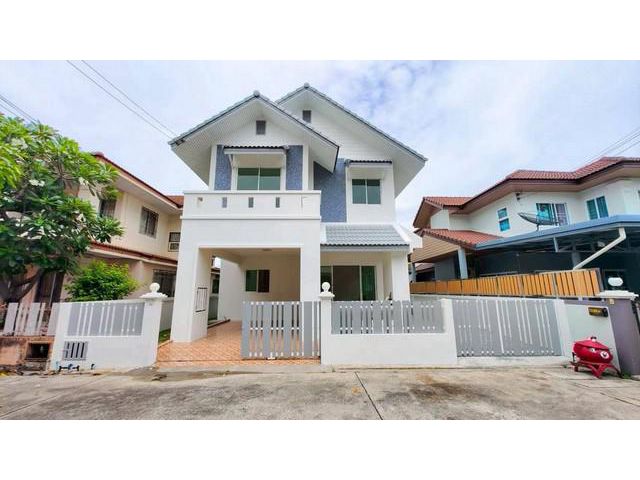 ขายบ้านเดี่ยว2ชั้น มบ.สุขประยูรปาร์ค ขนาด50ตรว นาป่า ชลบุรี