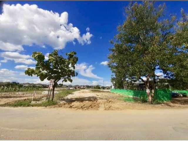 เชียงใหม่ ที่ดินเปล่าย่านชุมชนใกล้หมู่บ้าจัดสรรกาญน์กนกวิวล์ 1 ดอยสะเก็ด 120 ตารางวา