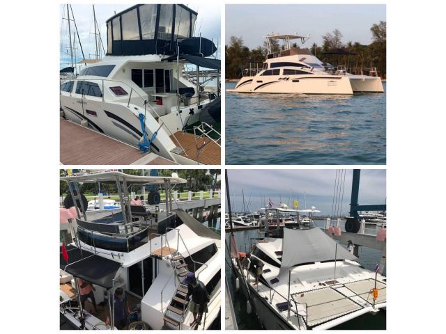 เรือคาตามารัน Island Spirit 390 แรงม้า ปี 2013