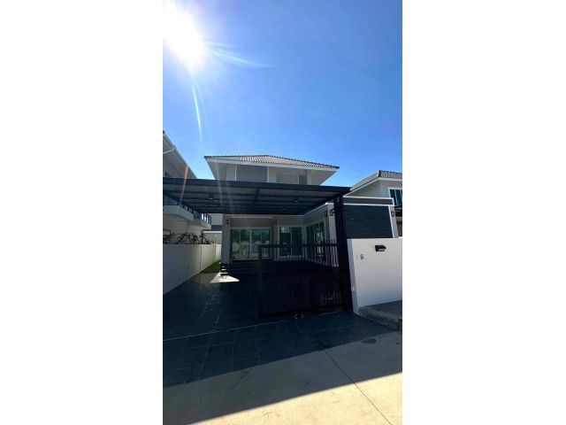 ขายบ้านเดี่ยวไม่เคยเข้าอยู่ สบายโฮม 7 พร้อมสระว่ายน้ำส่วนตัว สันทราย-สันนาเม็ง เชียงใหม่ น้ำไม่ท่วม พิเศษเพียง 3.9 ลบ.