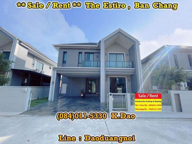 #The Estiro, Ban Chang *** Sale / Rent *** Nordic House