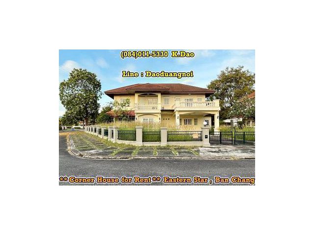 #Eastern Star Golf Course, Ban Chang *** Corner House for Rent ***