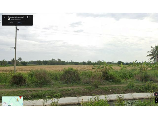 ขายที่ดิน 27 ไร่ 77 ตารางวา (ที่นา) ต.หนองปลาไหล ห่างถนนเพชรเกษมเพียง 4.5 กม.