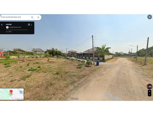 ขายที่ดินเปล่า 111 ตรว.แปลงมุม ติดถนนสาธารณะ2ด้าน บรรยากาศดี