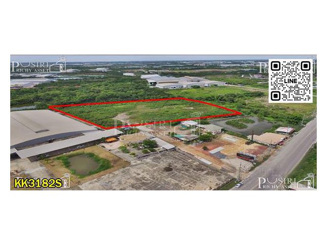 ขายที่ 10 ไร่ ถมพร้อมใช้ เดินทางสะดวกบนถนน 4 เลนส์ สาริน-พันท้าย ใกล้พระราม 2 เพียง 3 กม. - KK3182S