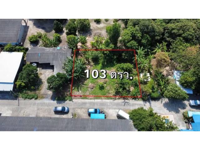 ขายที่ดินเปล่าต.ตะพงจ.ระยองเนื้อที่103ตรว.ขายราคา1.500.000ลบ.