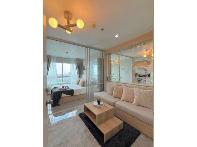 C1235 ขายคอนโดลุมพินีซีวิว จอมเทียม ตกแต่งใหม่ พร้อมเข้าอยู่