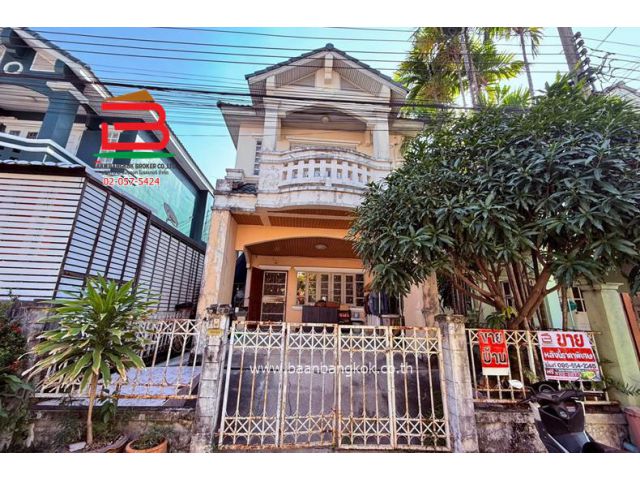 บ้านแฝด 2 ชั้น หมู่บ้านนันทนาการ์เด้น บางปลา 22 (ใกล้โรงพยาบาลจุฬารัตน์ 3 อินเตอร์) เนื้อที่ 36 ตรว. อำเภอบางพลี