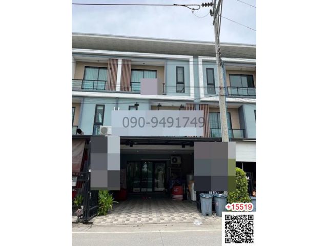 เช่า ทาวน์โฮม 3 ชั้น หมู่บ้าน  บ้านชญาดา @เวิร์ค บางนา กม.5  ใกล้สนามบินสุวรรณภูมิ