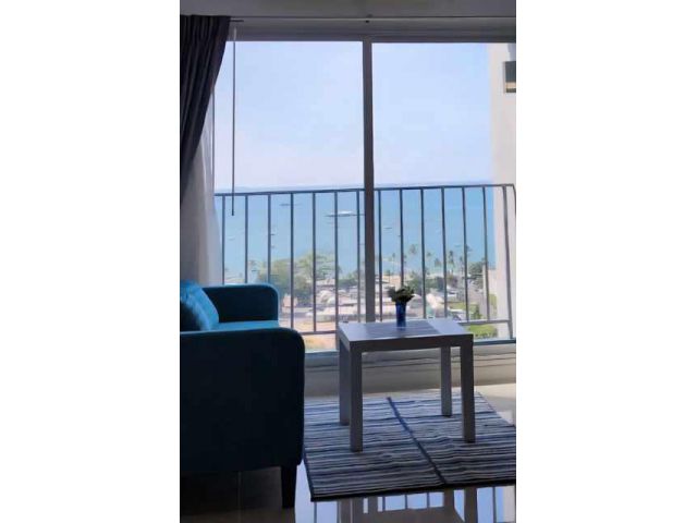 C1241 ขายคอนโด Centric Sea พัทยา 1 นอน ฝั่งวิวทะเล ห้องรีโนเวทใหม่ทั้งหมด