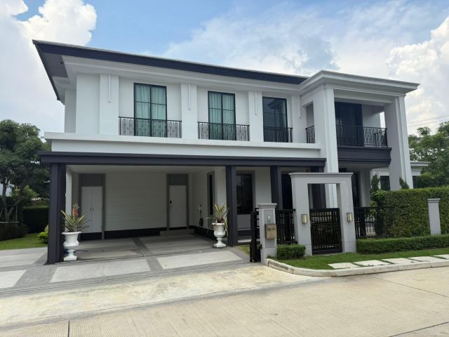 ขายบ้านเดี่ยว บ้านตัวอย่าง บิ้วอินพร้อมอยู่ โครงการเศรษฐสิริ แจ้งวัฒนะ - ประชาชื่น 2 (ไม่เคยเข้าอยู่)  ขนาดที่ดิน 119.6