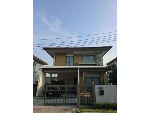 ขายบ้านเดี่ยว 2 ชั้น บุราสิริ ราชพฤกษ์-345 พร้อมอยู่ ทำเลดี ใกล้โรงเรียนนานาชาติ DBS และ SISB