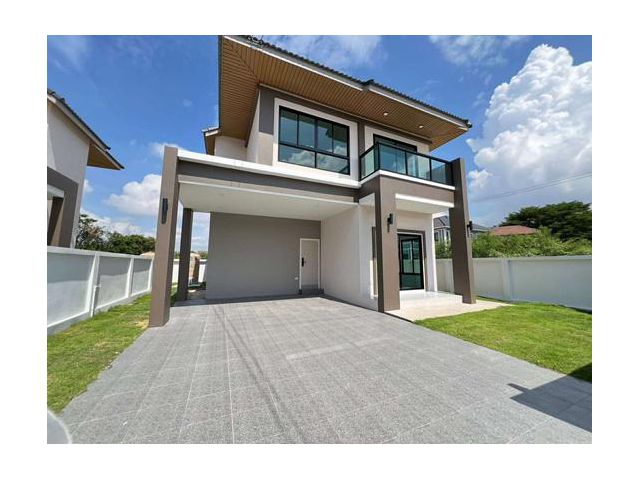 #บ้านสองชั้นสร้างใหม่ อ.เมือง ซอยกาดวุณ ใกล้สนามบิน ตลาด เดินทางสะดวก