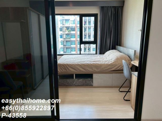 P-43558 ให้เช่า คอนโด ไลฟ์ อโศก Thanon Asok - Din Daeng, Bang Kapi, Huai Khwang, Bangkok พร้อมอยู่ ราคาถูก Line Id @easy