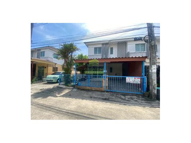 ขายทาวน์เฮ้าส์ 2 ชั้น หมู่บ้านพฤกษา86/1 ลาดกระบัง สุวรรณภูมิ เนื้อที่ 23.90 ตร.ว แปลงมุม ทำเลดี ใกล้สนามบินสุวรรณภูมิ