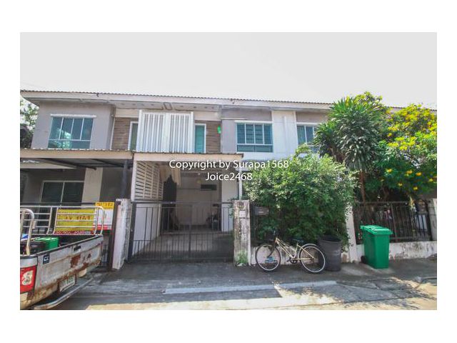 ให้เช่า ทาวน์เฮ้าส์ พฤกษาวิลล์ 69 ซอยวัดลาดปลาดุก บางบัวทอง 26.6 ตร.ว หลังบ้านมีเนื้อที่เยอะ