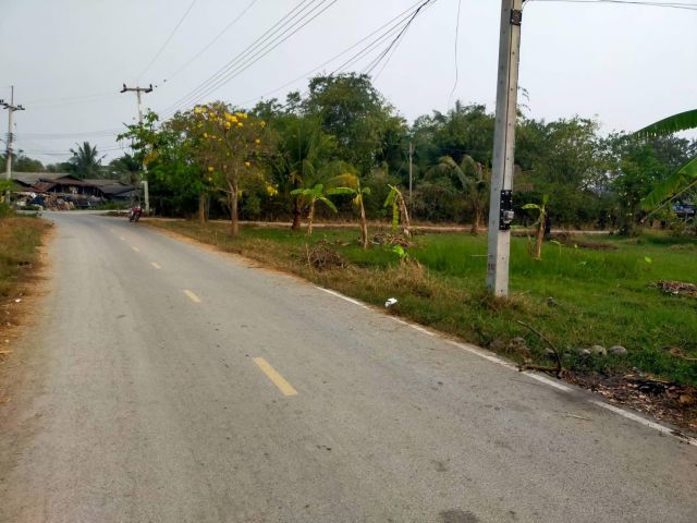 ขายที่ดิน197ตรว.เหมา630000-ติดถนนลาดยาง+คลอง ต.ห้วยม่วง อ.กำแพงแสน จ.นครปฐม.เหมาะทำบ้านพัก/ร้านค้า/ห่้องเช่า.น้ำไม่ท่วม