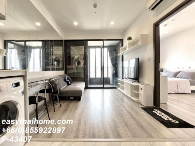 P-43407 ให้เช่า คอนโด ไอดีโอ โมบิ อโศก New Petchaburi Rd, Bang Kapi, Huai Khwang, Bangkok พร้อมอยู่ ราคาถูก Line Id @eas