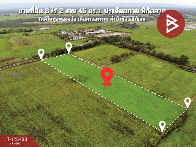 ขายที่ดิน เนื้อที่ 8 ไร่ 2 งาน 45 ตร.วา ประจันตคาม ปราจีนบุรี