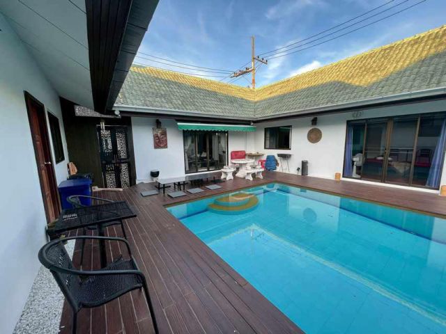 H986 บ้านพูลวิลล่าหัวมุม พร้อมสระว่ายน้ำส่วนตัว – หมู่บ้านสยามเพลส (Siam Place) ซอยสยามคันทรีคลับ ใกล้ตลาดไร่วนาสินเพียง