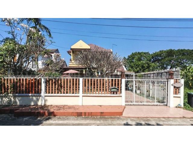 บ้านเดี่ยว ถนนเลียบวารี พนาสนธิ์ การ์เด้นโฮม 2 ต่อเติมครบ