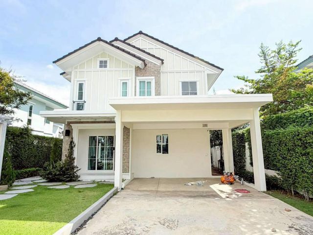 ให้เช่า บ้านเดี่ยว มบ.วิลลาจจิโอ 2 ศรีนครินทร์-บางนา ขนาด 4 ห้องนอน ตกแต่งสวย ส่วนกลางดี ฟรี wi-fi