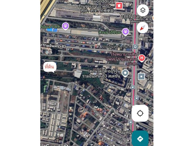 ที่ดินรามอินทรา ใกล้รถไฟฟ้า