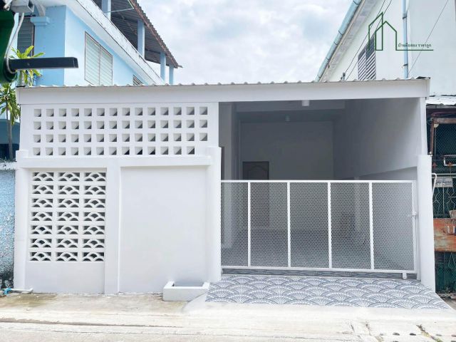 บ้านชั้นเดี่ยว สไตส์มินิมอล เคหะร่มเกล้า 27 ลาดกระบัง ซอยมิสทีน