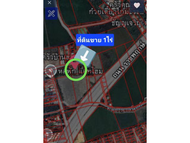 ขายที่ดินเปล่าแปลงสวยหน้ากว้างติดถนน 30เมตร ใกล้แนวถนนราชพฤกษ์ ต.คลองพระอุดม อ.ลาดหลุมแก้ว จ.ปมุมธานี เนื้อที่ 1ไร่