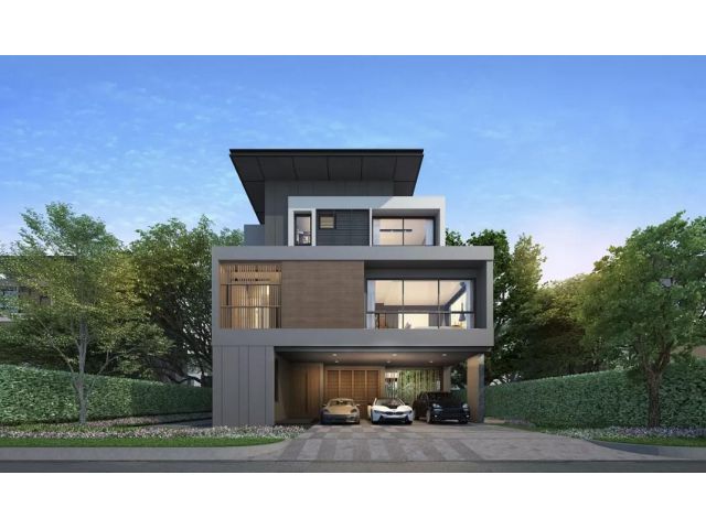 ให้เช่าบ้านเดี่ยว 3 ชั้น หมู่บ้าน Grand Bangkok Boulevard ราชพฤกษ์ - พระราม 5 เนื้อที่ 70 ตารางวา 4 ห้องนอน