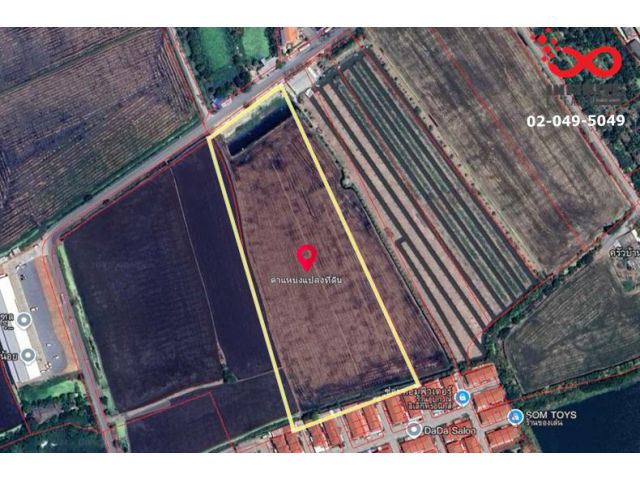 ขายที่ดิน 17ไร่ 325ตรว.เพชรเกษม-พุทธมณฑล สาย4 สามพราน นครปฐม