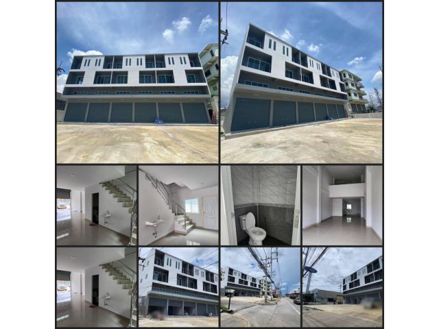 ขาย/เช่า อาคารพาณิชย์ 3.5 ชั้นพร้อมดาดฟ้า โครงการ UTECTIC2 ติดถนนพระราม2 กม.24-25