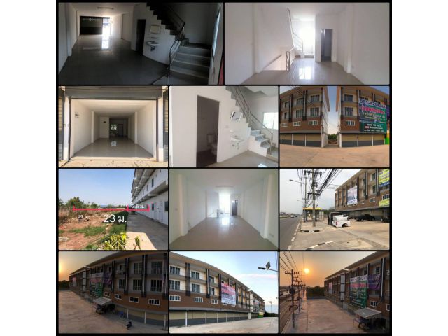 ขาย/ให้เช่า อาคารพาณิชย์ โครงการทรัพย์รุ่งเรือง ติดถนนพระราม2 กม.36+800 สมุทรสาคร