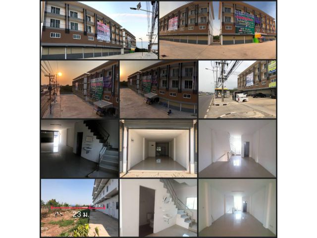 ขาย หรือ ให้เช่า อาคารพาณิชย์ 4ชั้น ติดถนนพระราม2 กม.36+800 สมุทรสาคร