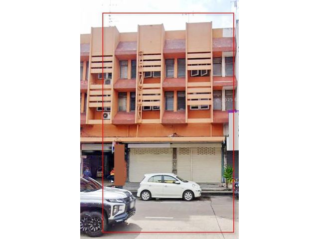 แฮปปี้แลนด์ MRTบางกะปิ 16นอน อาคาร 3ชั้น 2คูหา 38ตร.วา. 450ตร.ม.