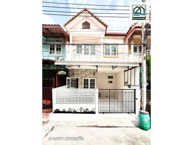 เฟื่องฟ้า11 เฟส7 ซอยมังกร แพรกษา สมุทรปราการ ตกแต่งพร้อมเข้าอยู่