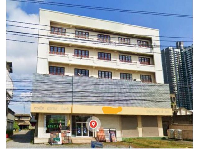 ให้เช่าพื้นที่ตึก ชั้น1 ทำออฟฟิศ ร้านอาหาร โชว์รูม ติดถนนเทพารักษ์ สำโรง สมุทรปราการ ใกล้btsทิพวัล 350 เมตร