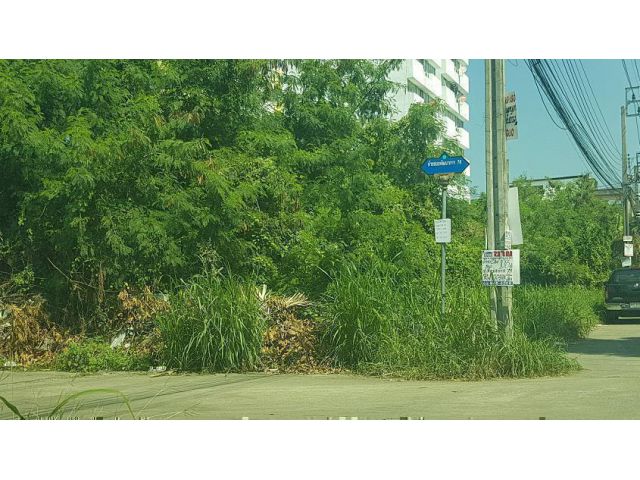 ขายที่ดิน 424 ตรว. ติดถนนพัฒนาการ78 ใกล้ถนนตัดใหม่พัฒนาการ