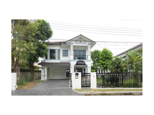 ขาย บ้านเดี่ยว 2 ชั้น หมู่บ้าน สราญสิริ รามอินทรา 1 พื้นที่ 98 ตรว. ตัวบ้านอยู่ต้นโครงการ ทำเลดี ถนนปัญญารามอินทรา