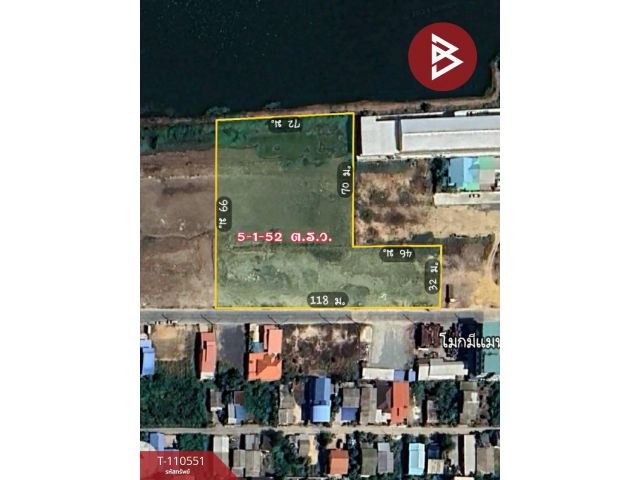 ขายที่ดิน เนื้อที่ 5 ไร่ 1 งาน 52 ตร.วา บางปู สมุทรปราการ