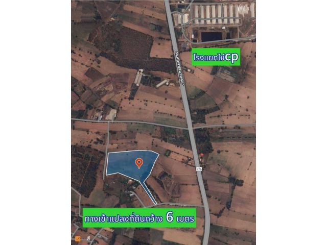 ขายที่ดินอำเภอเฉลิมพระเกียรติจังหวัดนครราชสีมา ขนาดที่ดิน: 25-1-78 ไร่