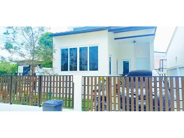 ให้เช่าบ้านเดี่ยวมินิมอลชั้นเดียว ปั๊มน้ำมันพีที สามพราน4 1.7 กม.