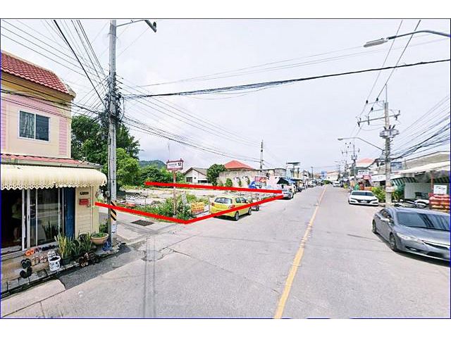 ที่ดินหายาก ใจกลางเมืองหัวหิน ติดถนน2ด้าน 298 ตรว. ซ.หัวหิน94