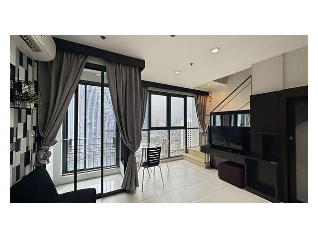 เจ้าของ ขาย - ให้เช่า IDEO MOBI RAMA9 - Duplex สไตล์2ชั้น ออฟฟิศ อยู่อาศัย ห้องนอนอยู่ชั้นบน ติดรถไฟฟ้าใต้ดินMRT เซ็นทรัลพระราม9 Airport Link ห้วยขวาง