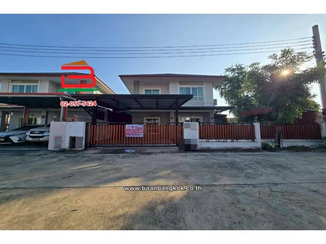 บ้านเดี่ยว เนื้อที่ 56 ตร.ว. หมู่บ้าน นนทวี วิลล์ 7 ถ.สกุลดี-กลางเมืองหนองจอก : Noantawee Ville 7 Sakuldee-Nongjok