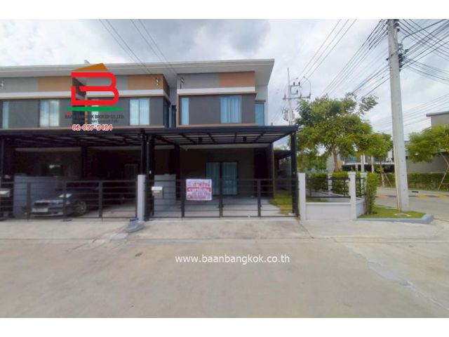 ให้เช่า ทาวน์โฮม หมู่บ้านพลีโน่ ทาวน์ ลำลูกกา (ใกล้บิ๊กซีลำลูกกาคลอง 5) เนื้อที่ 25 ตรว. ตำบลบึงคำพร้อย อำเภอลำลูกกา