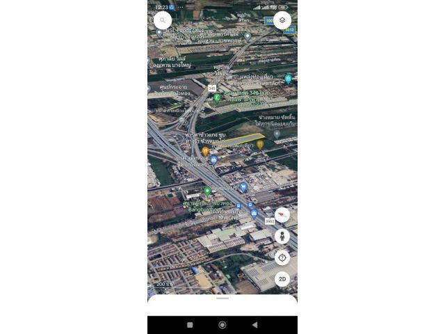 ขายที่ดินติดซอยสามวังใกล้ถนนใหญ่ ขายด่วน ราคาพิเศษ บางบัวทอง 10 ไร่กว่า ติดถนน