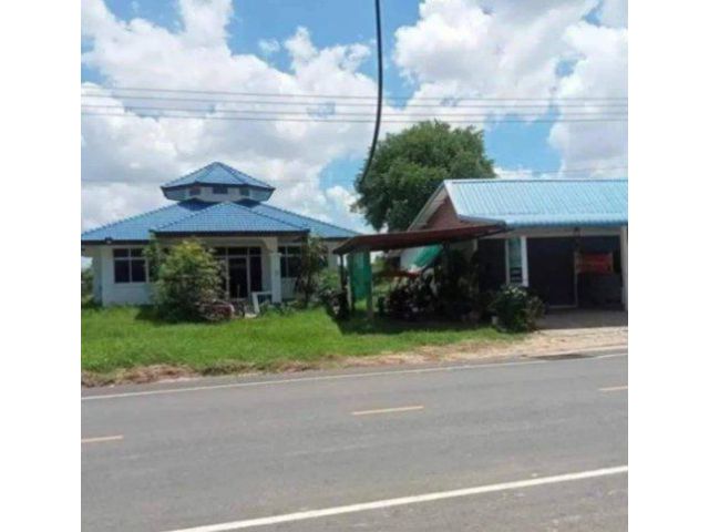 ขายบ้านเดี่ยว พร้อมที่ดิน 1 ไร่ ติดถนนใหญ่ ต.แวงใหญ่ อ.แวงใหญ่ จ.ขอนแก่น