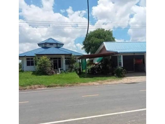 ขายบ้านเดี่ยว พร้อมที่ดิน 1 ไร่ ติดถนนใหญ่ ต.แวงใหญ่ อ.แวงใหญ่ จ.ขอนแก่น